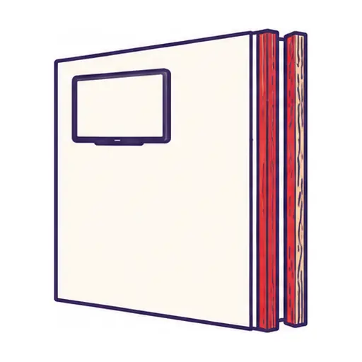 Schematic: Drywall over wood studs