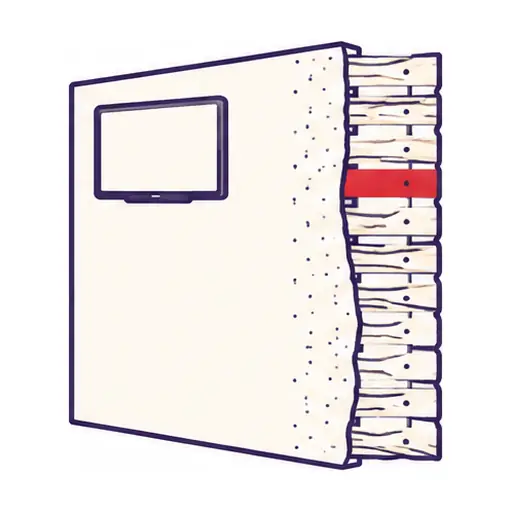 Schematic: Plaster over lath (1950s tract homes and older)