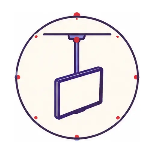 Schematic icon: Ceiling TV Mounts