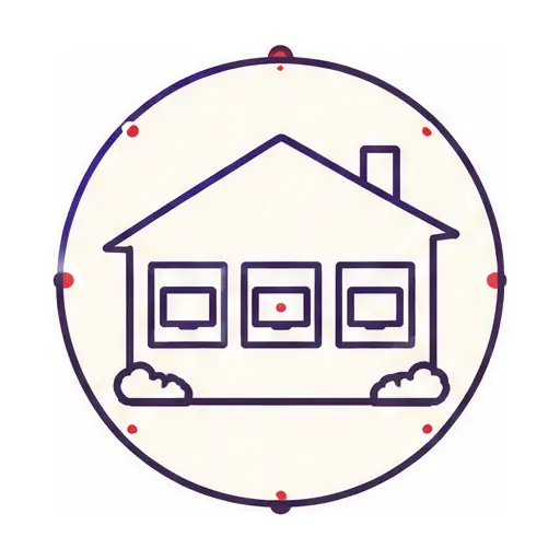 Schematic icon: Multi-Room & Multi-Generational Home TV Mounting