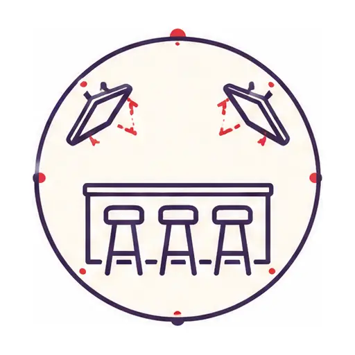 Schematic icon: Restaurant & Bar TV Installation
